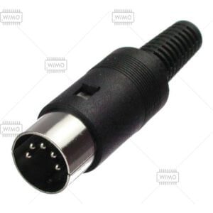 Mufă DIN cu 5 pini 180 °