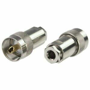 Mufă PL 'luxus', Teflon (cablu 5 mm)