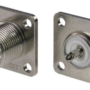 Mama panou PL cu 4 găuri SO-239, teflon