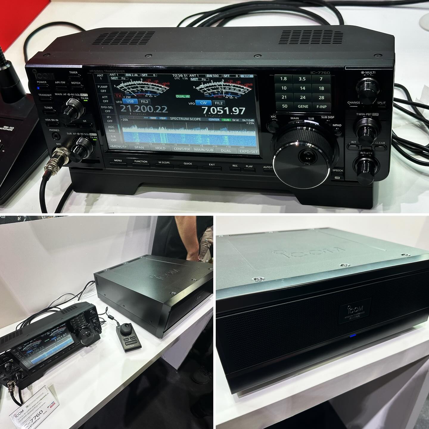 Icom IC-7760 – HF/50 MHz 200 Watt Transceiver – 2CK.RO
