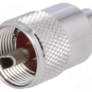 Conector UHF-002 (PL-259) H3404B ZINC – Mufă Coaxială pentru Cablu RG59
