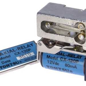 Releu coaxial SPDT pentru montare pe placă, CX-120P, 1