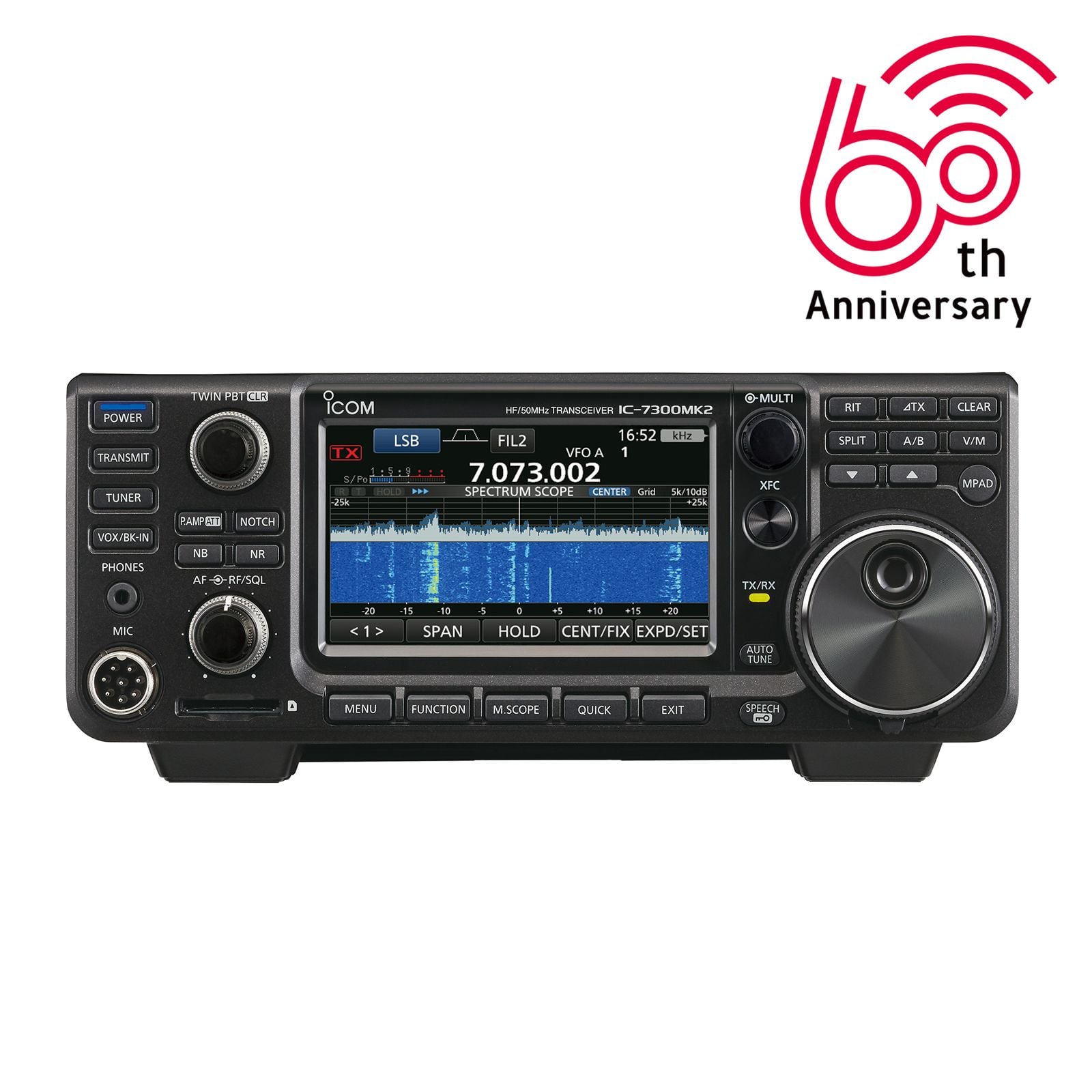 Transceiver HF/50/70 MHz Icom IC-7300MK2 SDR All Mode 100W – 2CK.RO